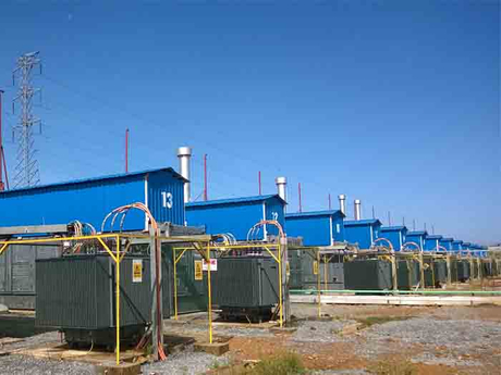 Centrale électrique au fioul lourd